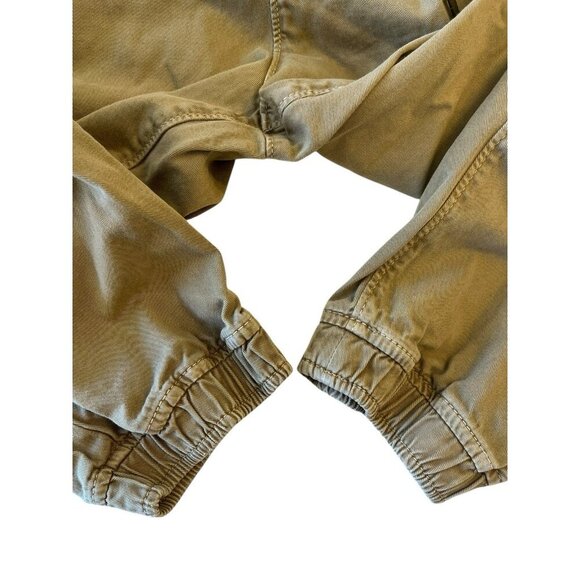 American Eagle Outfitters Mens M Jogger Khaki Tan Cargo Pants Grunge Gorpcore - Picture 13 of 15